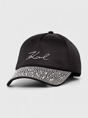 Kapa s šiltom Karl Lagerfeld črna