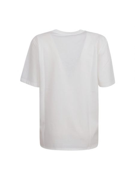 Poloshirt mit rundem ausschnitt Saint Laurent weiß