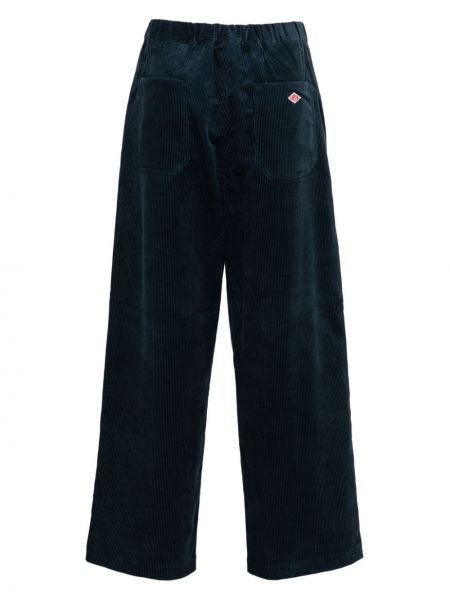 Manšestrové rovné kalhoty Danton modré
