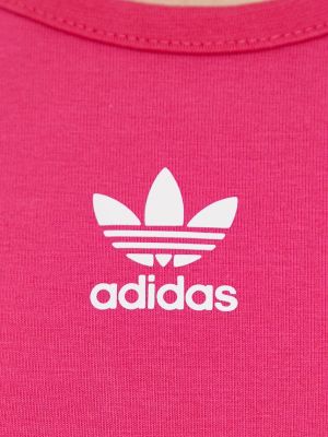 Платье мини Adidas Originals розовое