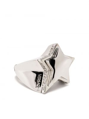 Prsten s hvězdami Versace stříbrný
