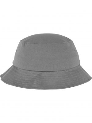 Bavlněný klobouk Flexfit šedý