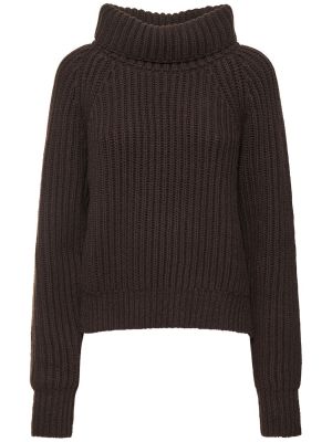 Cashmere turtleneck Khaite brun