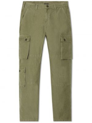 Памучни карго панталони John Elliott зелено
