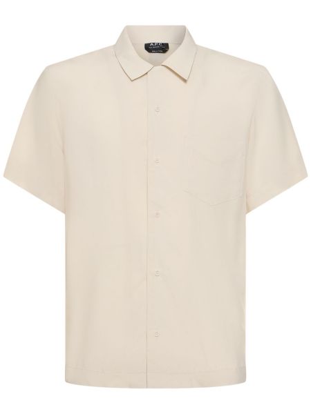 Košulja od viskoze A.p.c. bijela