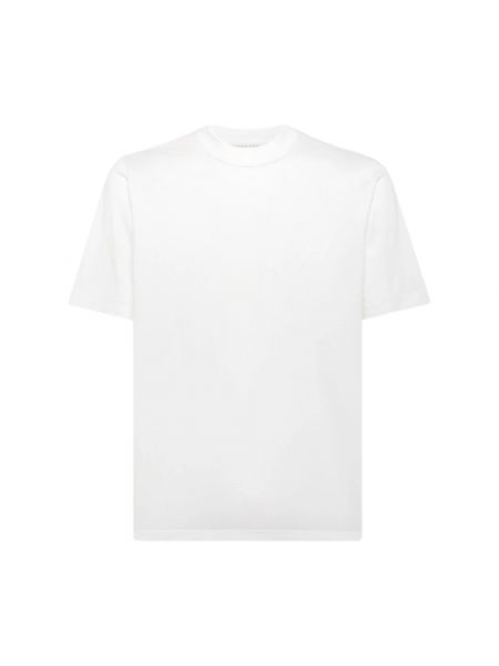 Melange t-shirt mit kurzen ärmeln Daniele Fiesoli weiß
