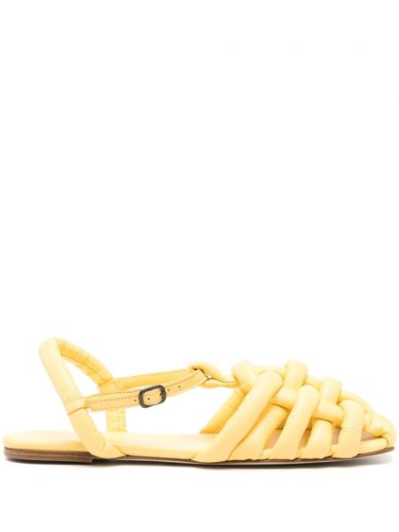Kožne sandale Hereu žuta