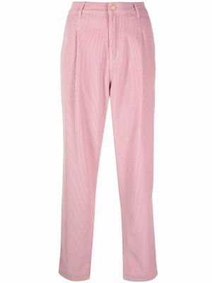Růžové manšestrové kalhoty Essentiel Antwerp