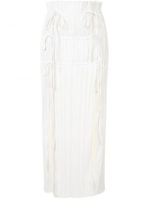 Falda de tubo con cordones Dion Lee blanco