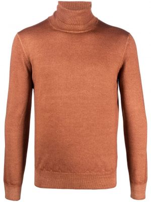 Pull col roulé col roulé Tagliatore marron