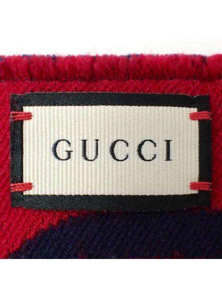 Bufanda retro Gucci Vintage rojo
