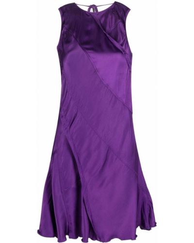 Vestido de cóctel con la espalda descubierta Diesel violeta