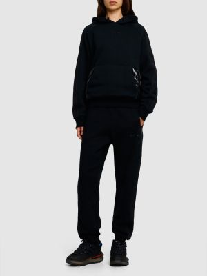Pantalones de chándal de tela jersey Moncler Genius negro