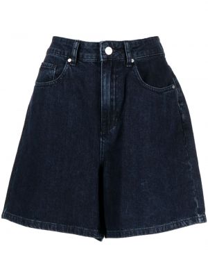 Jeansshorts med hög midja Tout A Coup blå