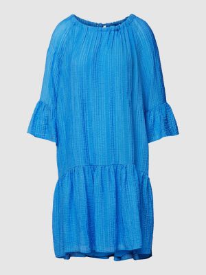Niebieska sukienka midi z wiskozy Soyaconcept