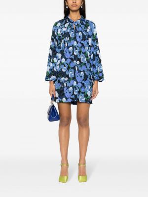 Sukienka mini Dvf Diane Von Furstenberg niebieska