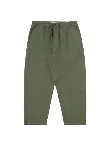 Szerokie spodnie Universal Works zielone