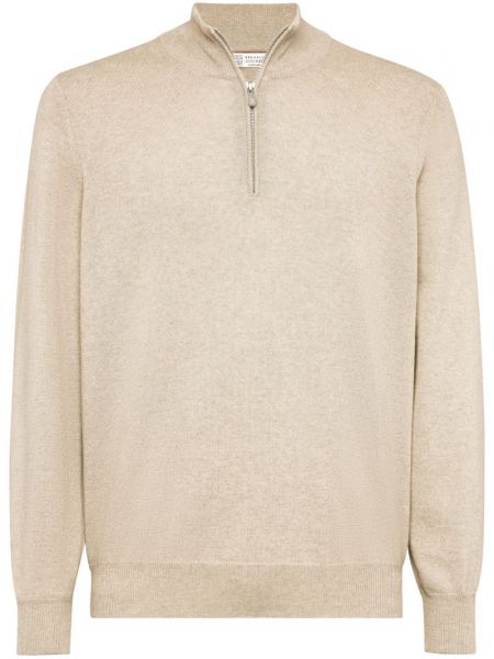 Sweatshirt med lynlås Brunello Cucinelli