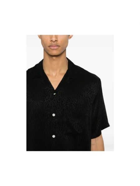 Camisa manga corta de franela Portuguese Flannel negro