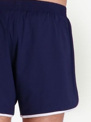 Shorts de sport à imprimé Balmain bleu