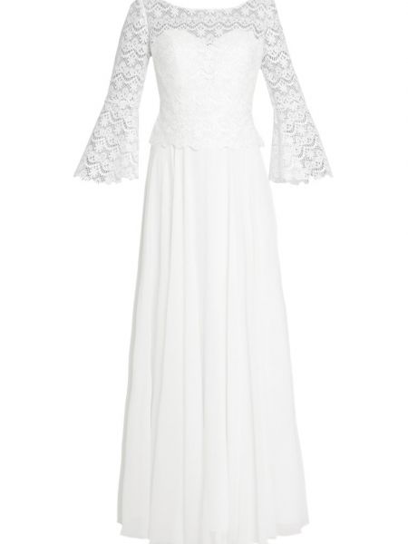 Sukienka wieczorowa Luxuar Fashion biała
