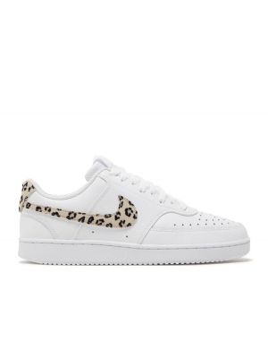 Леопардовые кроссовки Nike белые