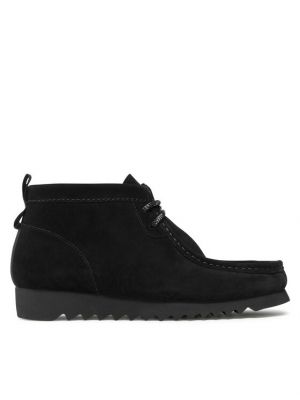 Kotníkové boty Clarks černé