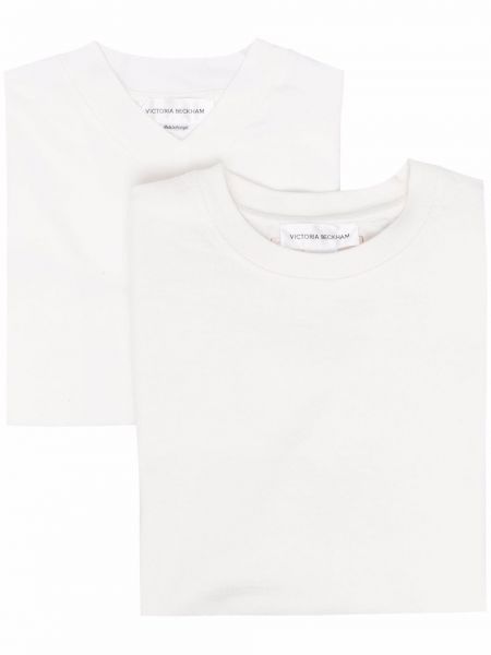 Camiseta manga corta Victoria Beckham blanco