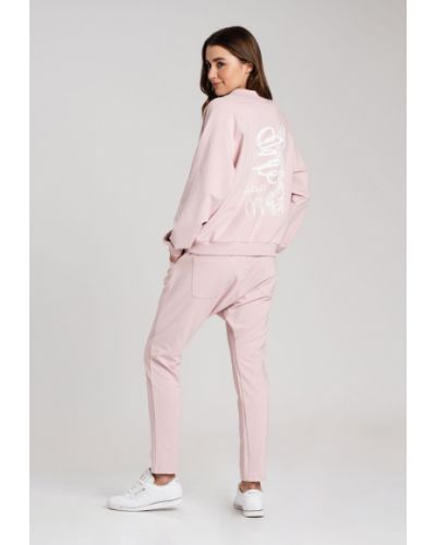 Spodnie sportowe Look Made With Love różowe