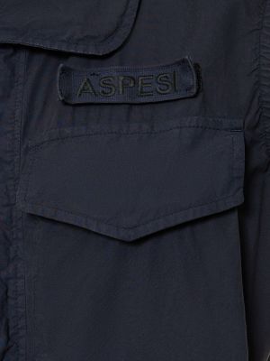Pantalon sans manches en coton Aspesi bleu