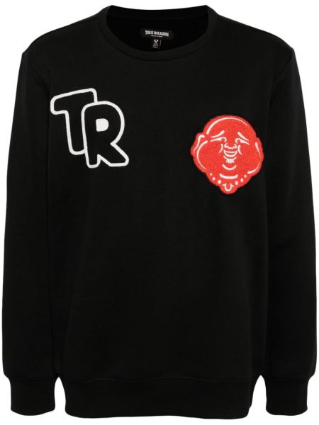 Medvilninis džemperis True Religion juoda