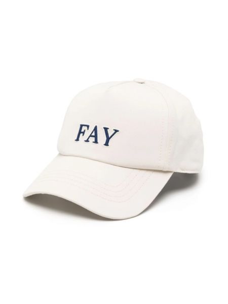 Biała czapka z daszkiem Fay