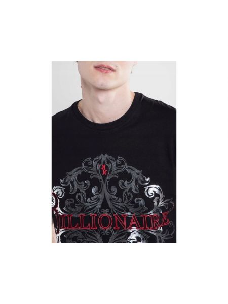 Koszulka z nadrukiem Billionaire czarna