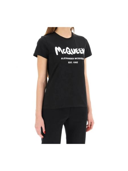 T-shirt Alexander Mcqueen schwarz