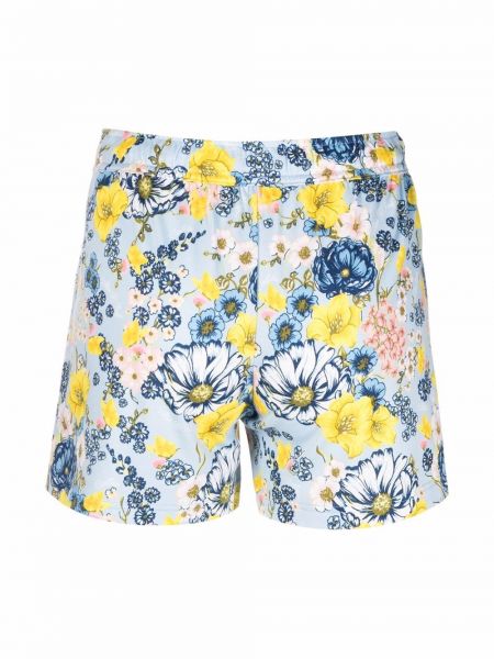 Pantalones cortos de flores con estampado Viktor & Rolf azul