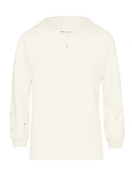 Sweatshirt mit print Maison Margiela beige