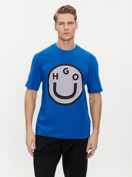 Тениска Hugo синьо