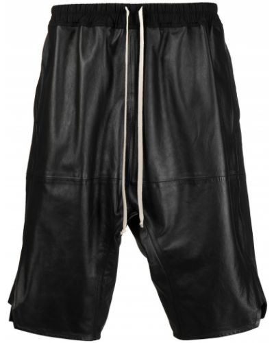 Pantalones culotte de pelo Rick Owens negro