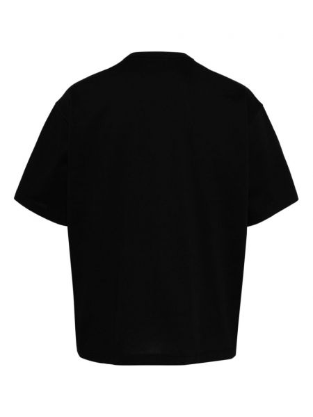 Koszulka bawełniana z nadrukiem Kolor czarna