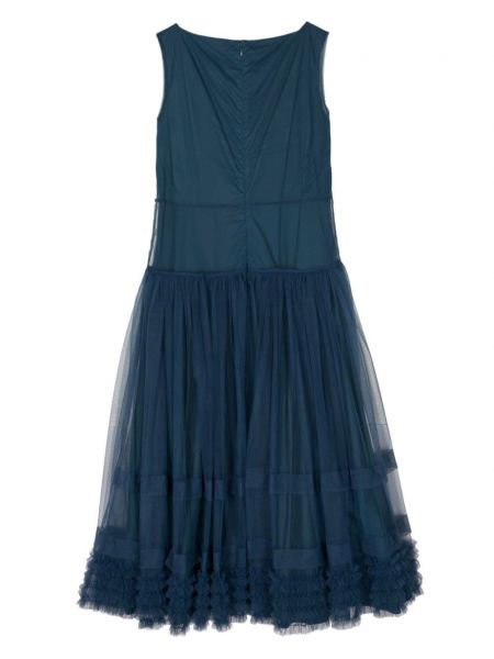 Sukienka koktajlowa tiulowa Molly Goddard niebieska