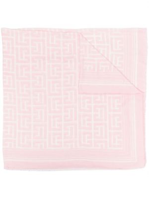 Schal mit print Balmain pink