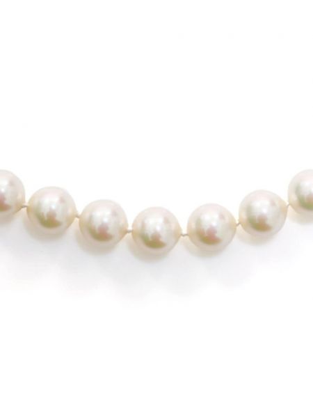Vėrinys su perlais Christian Dior Pre-owned balta