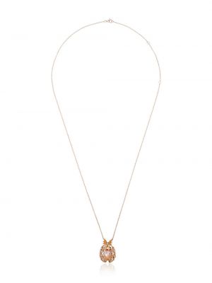 Ogrlica z perlami Yvonne Léon zlata