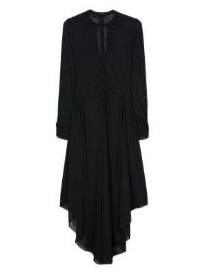 Průsvitné koktejlové šaty Del Core černé