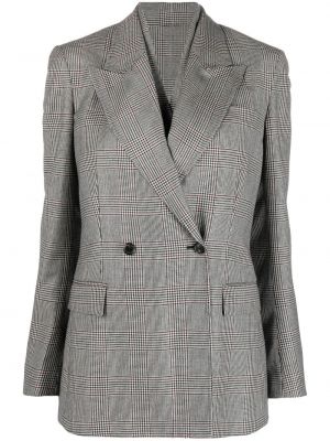 Trykt sjekket lang blazer Gabriela Hearst