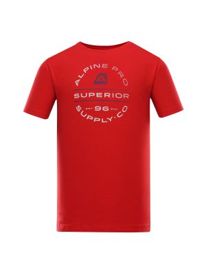 Medvilninis polo marškinėliai Alpine Pro raudona