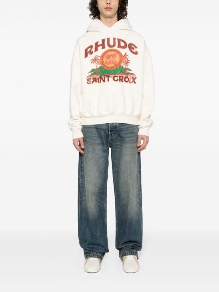 Jeansy relaxed fit Rhude niebieskie