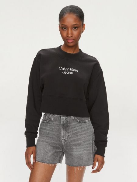 Czarna bluza sportowa Calvin Klein Jeans