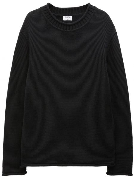 Džemper s okruglim izrezom Filippa K crna