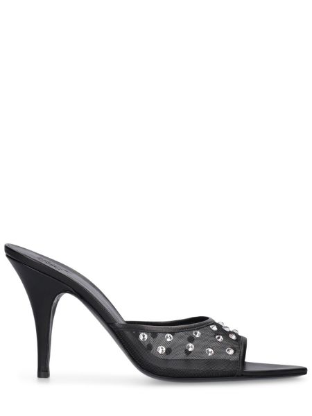 Sandále so sieťovinou Gia Borghini čierna